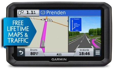 Garmin Dezl 770LMT Európa kamionos navigáció