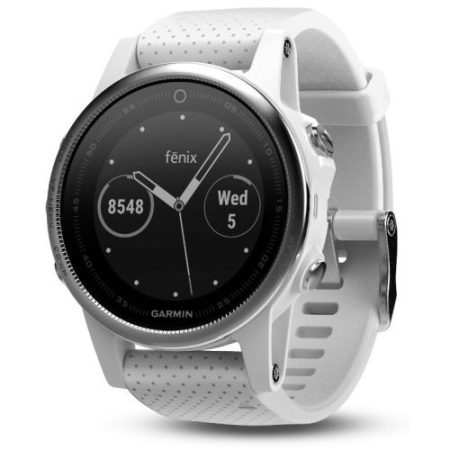 Garmin Fenix 5S Ezüst / Fehér szíj