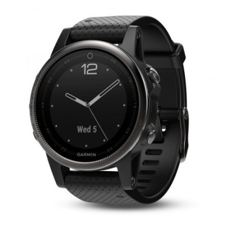 Garmin Fenix 5S Sapphire Fekete / Fekete szíj