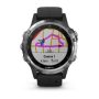 Garmin Fenix 5 Plus Ezüst / Fekete szíj       