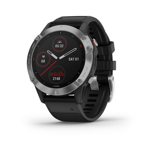 Garmin Fenix 6 Ezüst / Fekete szíj