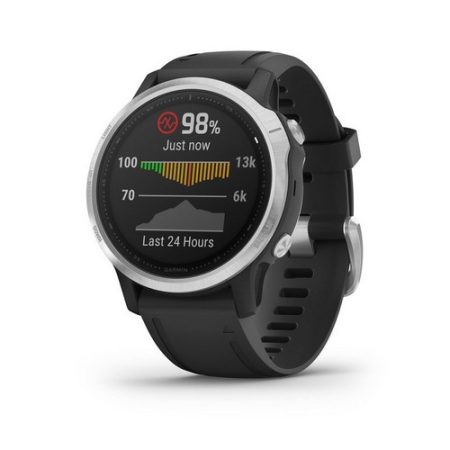 Garmin Fenix 6S Ezüst / Fekete szíj