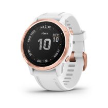 Garmin Fenix 6S Pro Rose Gold / Fehér szíj