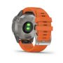 Garmin Fenix 6 Sapphire Titanium / Narancssárga szíj