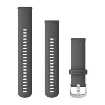 Garmin Vívoactive 4 óraszíj szürke ezüst csattal 22mm