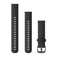   Garmin Óraszíj fekete szürke csat szilikon Quick Release 18mm