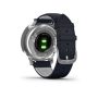 Garmin Vívomove Luxe Matt Ezüst/Navy Kék bőr