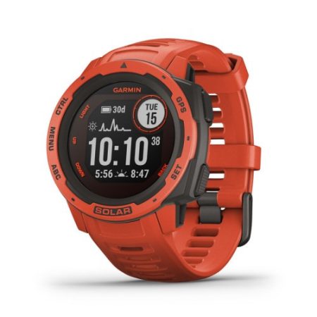 Garmin Instinct Solar Flame Red GPS-es sport- és okosóra