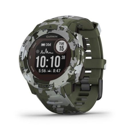 Garmin Instinct Solar Camo Lichen GPS-es sport- és okosóra