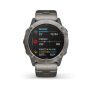 Garmin Fenix 6X Pro Solar Titanium / Titan szíj