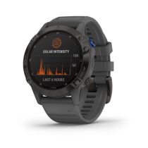 Garmin Fenix 6 Pro Solar Fekete / Szürke szíj