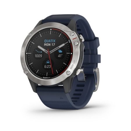 Garmin Quatix 6 Szürke / Kapitány kék szíj