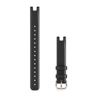 Garmin Lily óraszíj fekete bőr nagy 14mm (120-195mm)   