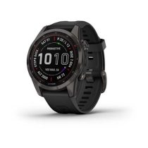   Garmin Fenix 7S Sapphire Solar Karbonszürke DLC Titánium/Fekete szíj