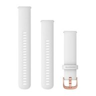 Garmin Óraszíj fehér rose gold csattal Quick Release 20mm