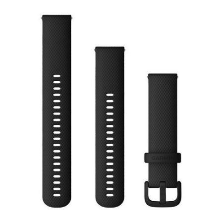 Garmin Óraszíj fekete fekete csattal Quick Release 20mm