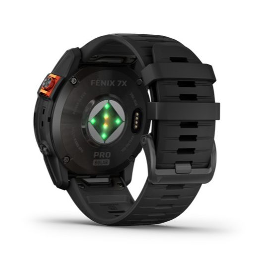 Garmin Fenix 7X Pro Solar Palaszürke/Fekete szíj