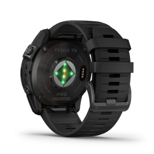 Garmin Fenix 7X Pro Sapphire Solar Karbonszürke DLC Titánium/Fekete szíj