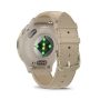 Garmin Venu 3S Franciaszürke / Krémarany bőr szíj