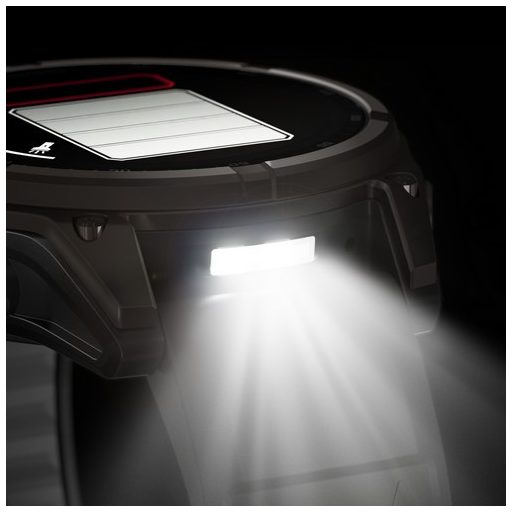 Garmin Fenix 8 AMOLED 51mm Sötétszürke/Fekete szilikon szíj 