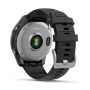 Garmin Fenix E 47mm Acélszürke/Fekete szilikon szíj 
