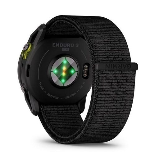 Garmin Enduro 3 SOLAR 51mm Sapphire Karbonszürke DLC Titánium/Fekete UltraFit nejlon szíj