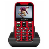 Evolveo EasyPhone XR EP-601 senior mobiltelefon piros