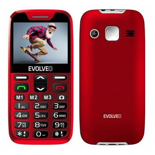 Evolveo EasyPhone XR EP-601 senior mobiltelefon piros