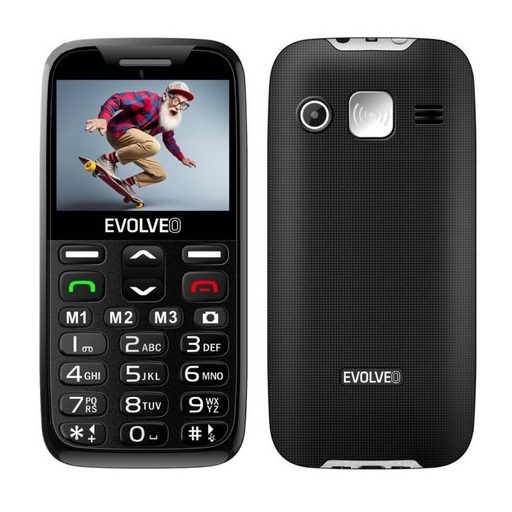 Evolveo EasyPhone XR EP-601 senior mobiltelefon fekete