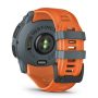 Garmin Instinct 3 50mm Solar Szürke/Narancs szíj