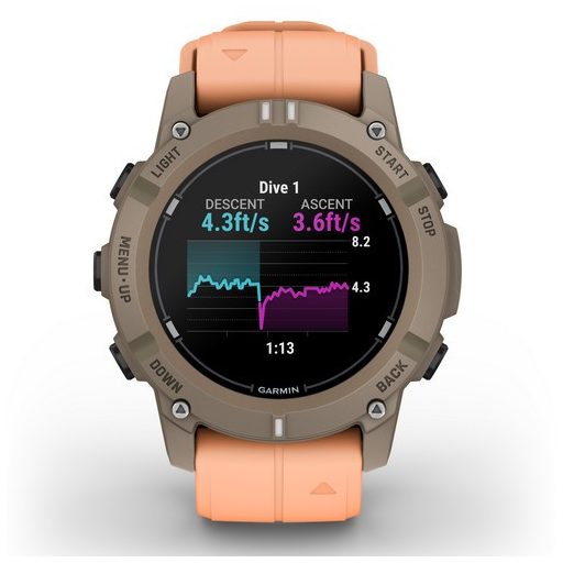 Garmin Descent G2 Paloma/Shell Pink (Rózsaszín)