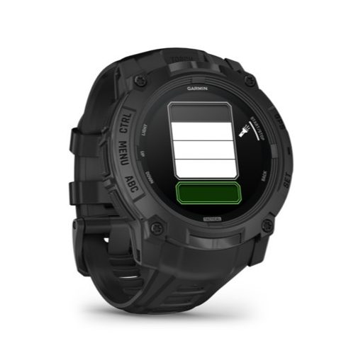 Garmin Instinct 3 50mm AMOLED Tactical Edition Fekete/Fekete szíj