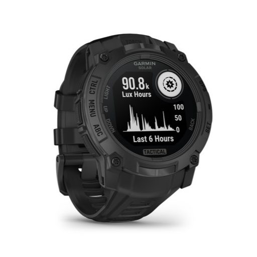 Garmin Instinct 3 50mm Solar Tactical Edition Fekete/Fekete szíj