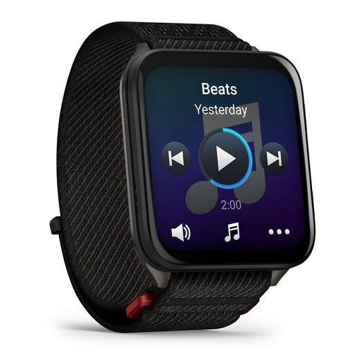 Garmin Venu X1 Fekete Titanium / Fekete Comfortfit Nylon szíj 