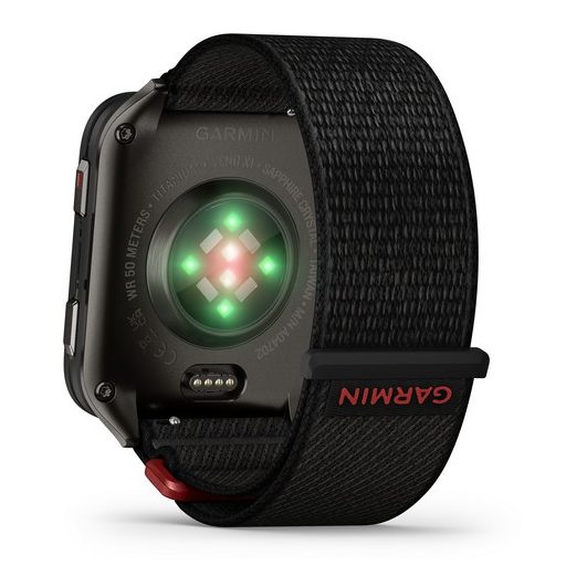 Garmin Venu X1 Fekete Titanium / Fekete Comfortfit Nylon szíj 