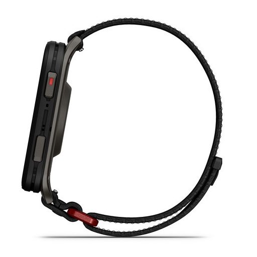 Garmin Venu X1 Fekete Titanium / Fekete Comfortfit Nylon szíj 