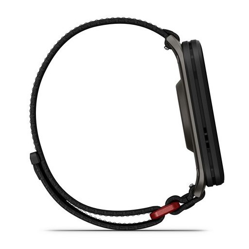 Garmin Venu X1 Fekete Titanium / Fekete Comfortfit Nylon szíj 