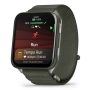 Garmin Venu X1 Mohazöld Titanium / Mohazöld Comfortfit Nylon szíj 