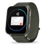 Garmin Venu X1 Mohazöld Titanium / Mohazöld Comfortfit Nylon szíj 