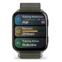 Garmin Venu X1 Mohazöld Titanium / Mohazöld Comfortfit Nylon szíj 