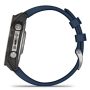 Garmin Quatix 8 47mm AMOLED Sapphire Titanium Captain Blue szíj