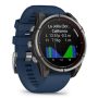Garmin Quatix 8 47mm AMOLED Sapphire Titanium Captain Blue szíj