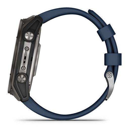 Garmin Quatix 8 51mm AMOLED Sapphire Titanium Captain Blue szíj