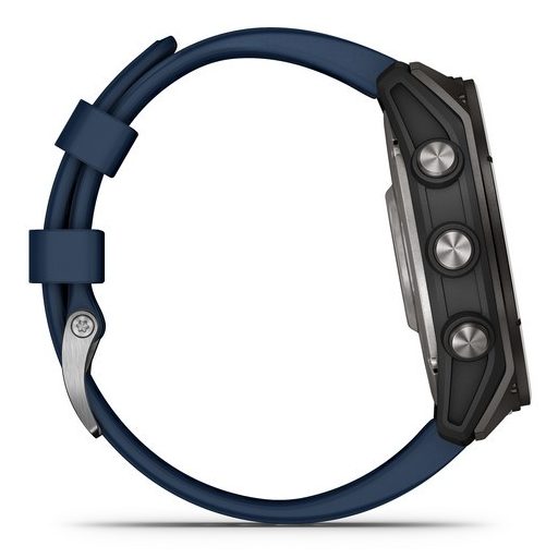 Garmin Quatix 8 51mm AMOLED Sapphire Titanium Captain Blue szíj