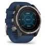 Garmin Quatix 8 51mm AMOLED Sapphire Titanium Captain Blue szíj