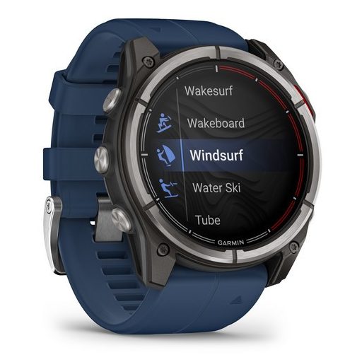 Garmin Quatix 8 51mm AMOLED Sapphire Titanium Captain Blue szíj