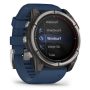 Garmin Quatix 8 51mm AMOLED Sapphire Titanium Captain Blue szíj