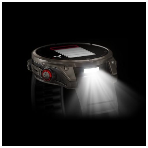 Garmin Fenix 8 Pro AMOLED 47mm Sapphire Titanium grafit/fekete szilikon szíj