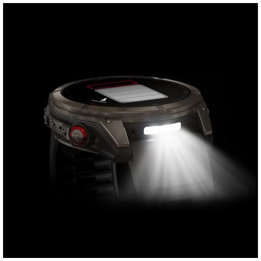 Garmin Fenix 8 Pro AMOLED 51mm Sapphire Titanium grafit/fekete szilikon szíj