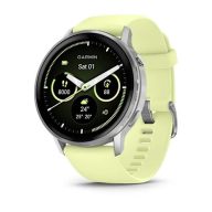 Garmin Venu 4 45mm Ezüst / Citromsárga szilikon szíj